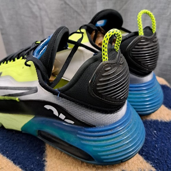 %Nike Air Max 2090 Men\'s Valerian Blue Lime Volt BV9977-101 Trainers Size 13 A5 main image 13
